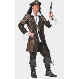 Location costume Pirate cuir marron