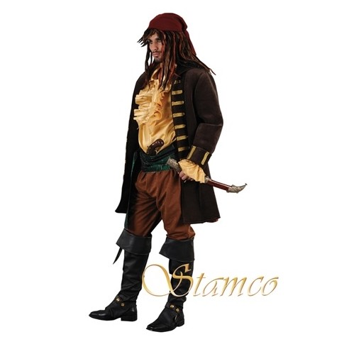 Location costume Pirate cuir marron