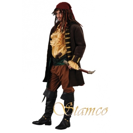 Location costume Pirate cuir marron