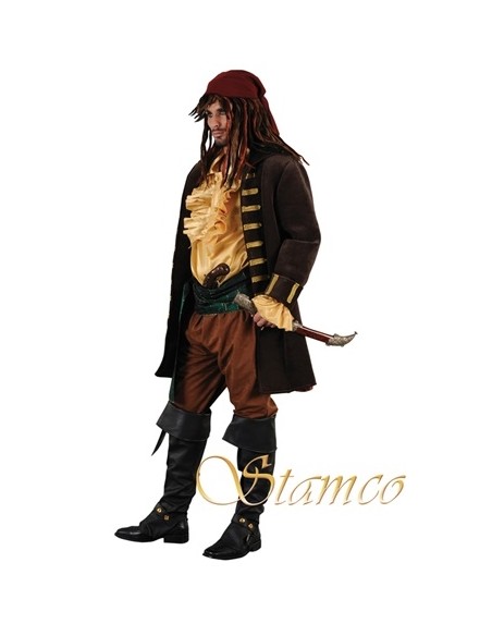 Location costume Pirate cuir marron