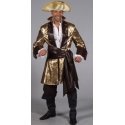 Location costume Pirate veste dorée