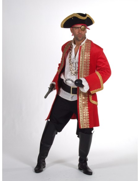 Location costume Pirate luxe orange