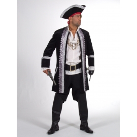 Location costume Pirate luxe rouge