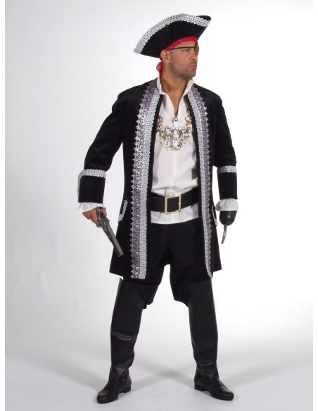 Location costume Pirate luxe rouge