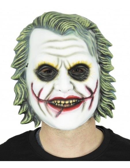 Masque clown noir et blanc