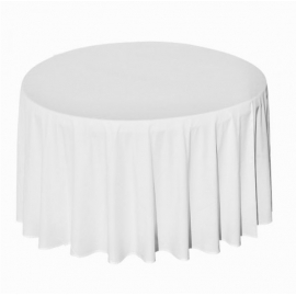 Location nappe ronde blanche 290cm