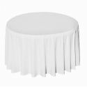 Location nappe ronde blanche 290cm