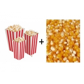 Kit 10 boîtes à pop corn