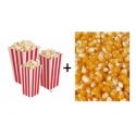 Kit 10 boîtes à pop corn