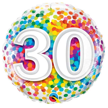 Ballon aluminium 18 ans - 45cm