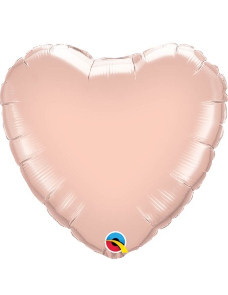 Ballon coeur 45x45cm argent