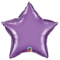Ballon étoile 50cm chrome purple