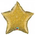 Ballon étoile 50cm glitter gold