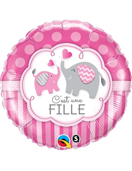 Lettres ballon baby girl 118X24cm