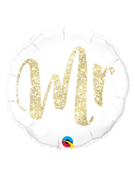 Ballon coeur 45cm love glitter