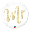 Ballon aluminium 45cm Mr glitter