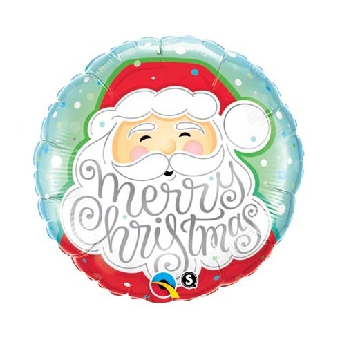 Ballon aluminium 81cm Père Noël