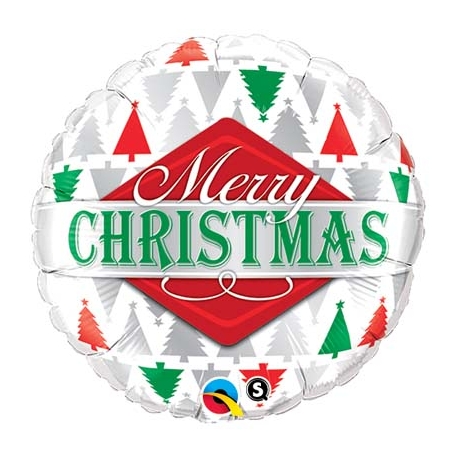 Ballon aluminium 45cm Christmas Santa