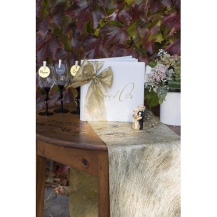 Chemin de table joyeux noël vert kaki 2