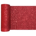 Chemin de table paillettes rouges