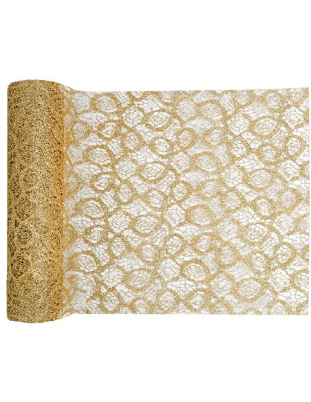 Chemin de table Fanon or