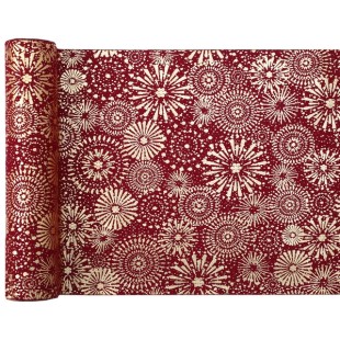 Chemin de table Il était une fois Nöel noir