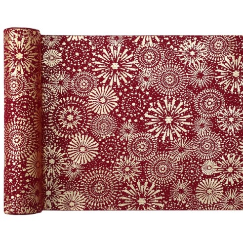 Chemin de table Il était une fois Nöel noir