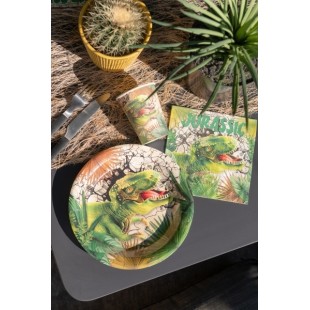 Assiettes Dinosaure x10 2