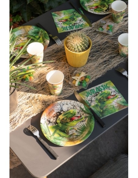 Assiettes Dinosaure x10