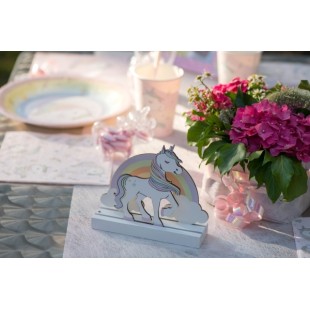 Carte d'invitation licorne x6 2