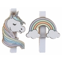 Licorne sur pince x6