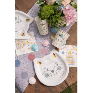 Assiette Kitty party x10 2