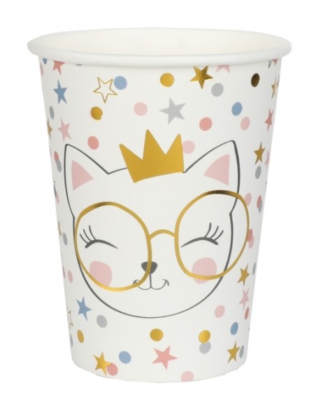 Assiette Kitty party x10