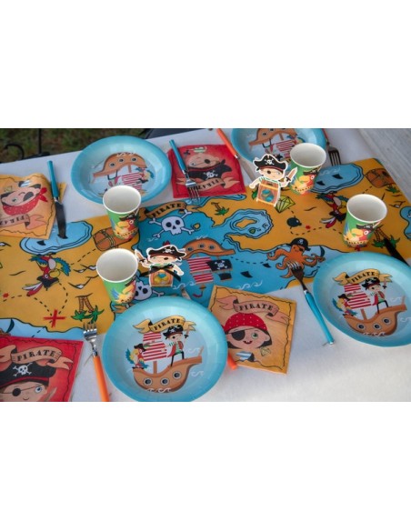 Assiettes Pirates x10