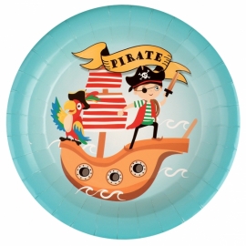 Assiettes Pirates x10