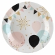 Assiettes Ballons et paillettes x10