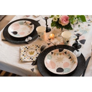 Gobelets Ballons et paillettes x10 2