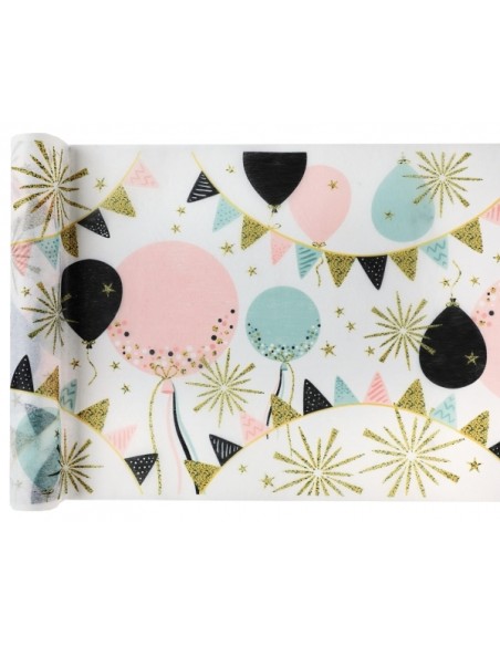 Serviettes Ballons et paillettes x20