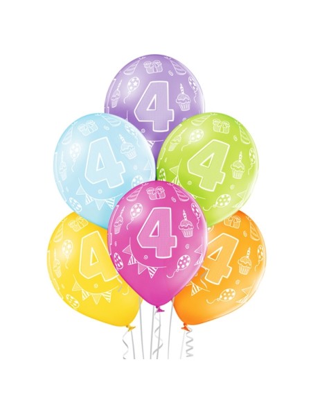 6 ballons 3ème anniversaire