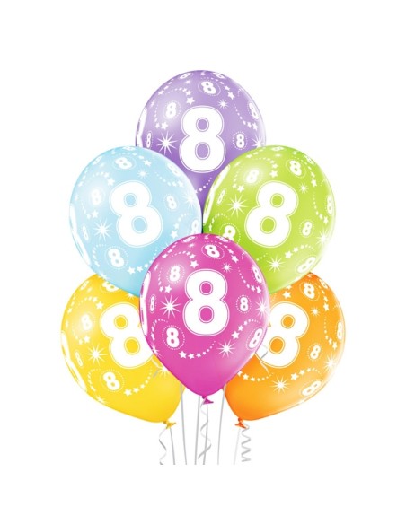 6 ballons 7ème anniversaire