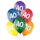 6 ballons 30ème anniversaire
