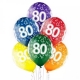 6 ballons 70ème anniversaire