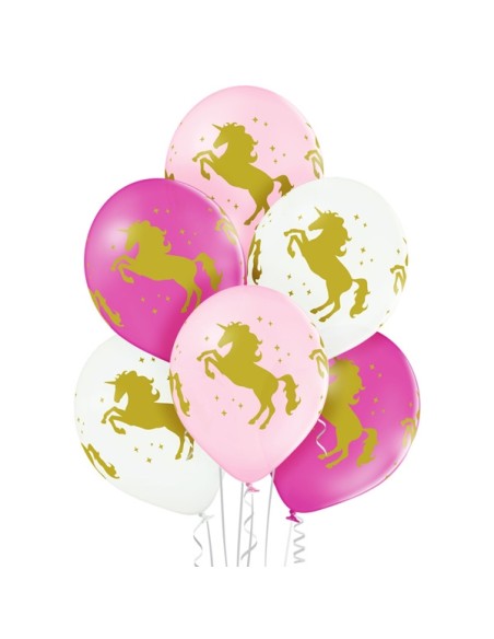 6 ballons Animaux du zoo