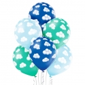 6 ballons boy nuages