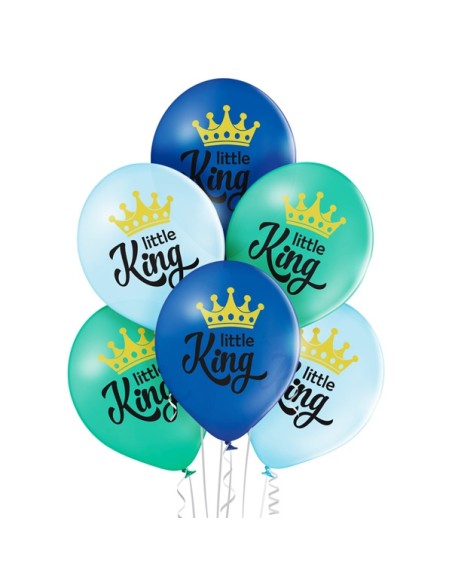 6 ballons boy nuages