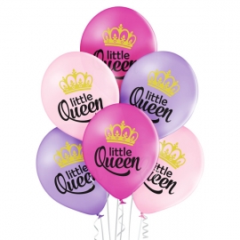 6 ballons Little queen