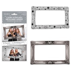 Rideau Franges métalliques argent