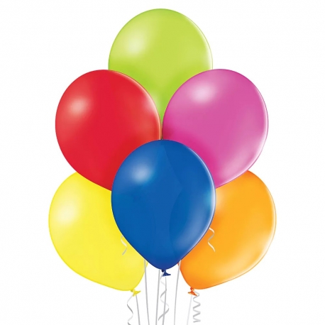 8 Ballons pastel diamètre 30cm multicolores