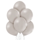 8 Ballons pastel diamètre 30cm gris