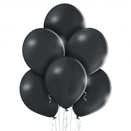 8 Ballons pastel diamètre 30cm noir